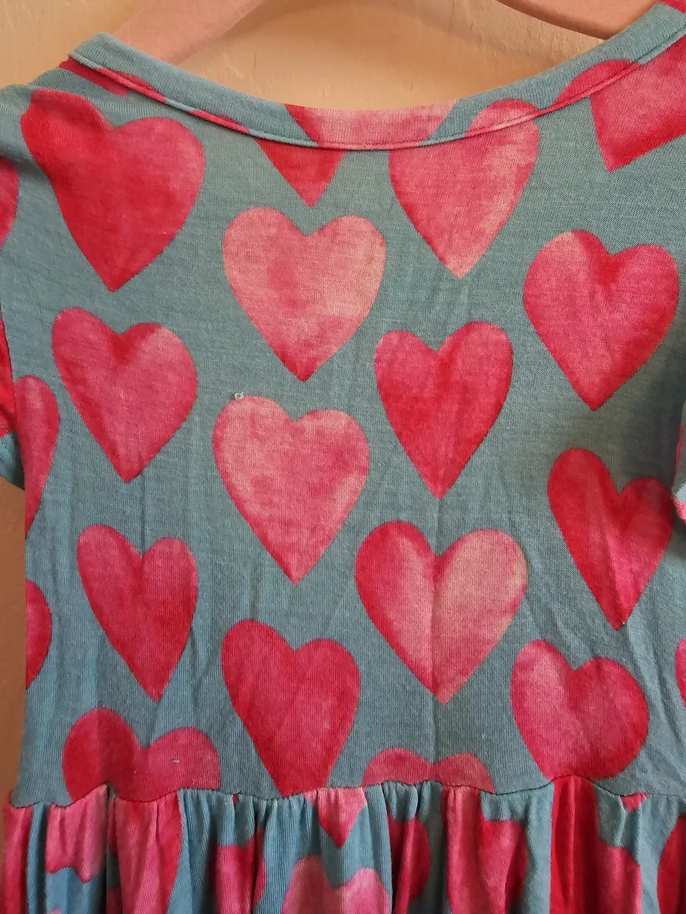 Posh Peanut Queen Of Hearts Ruffled Cap Sleeve Twirl Dress 2T